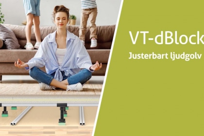 Animation VT-dBlock adjustable floor system