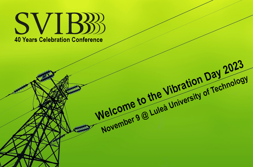 SVIB Vibrationsdagen 2023 Vibratec