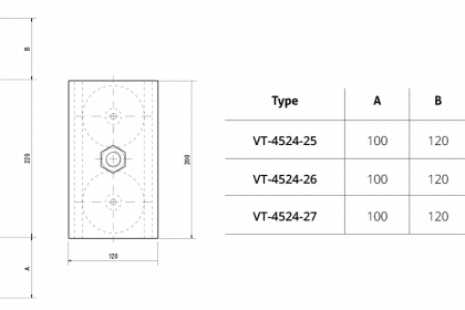 VT4524-4X-spring-package technical drawing and dimensions